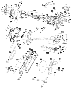 Part Location Diagram of 493457-00 DeWALT Laser Label